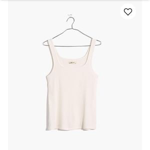 NWT Madewell Square Ribbed Tank Top